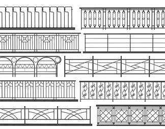 铁艺栏杆 护栏 栏杆 扶手