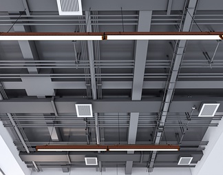 工业吊顶 loft吊顶 空调管道吊顶 工业管道吊顶