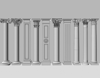 罗马柱 门庭柱