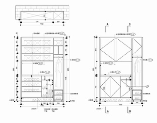 125㎡三居室样板房施工图 家装 私宅 样板房 平层