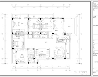 独栋别墅CAD施工图 别墅 豪宅 私宅 洋房 样板房