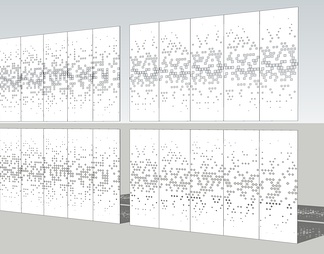 景墙 镂空板 建筑外立面 穿孔铝板 幕墙铝板