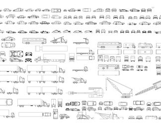 2022设计师CAD交通工具专用图库