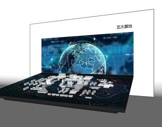 科幻科技未来_电子沙盘_电子屏幕_沙盘设备
