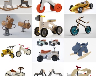 儿童玩具车 自行车 三轮车 木马 摇摇椅