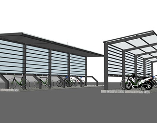非机动车棚 自行车棚 停车场 雨棚 钢结构雨棚 玻璃雨棚 遮阳棚