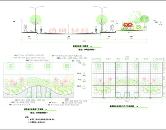 城市道路景观CAD图