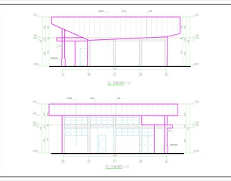 公园公共厕建筑详图