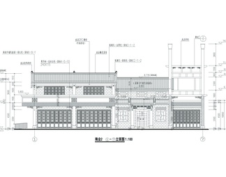 某市古城商业建筑cad图