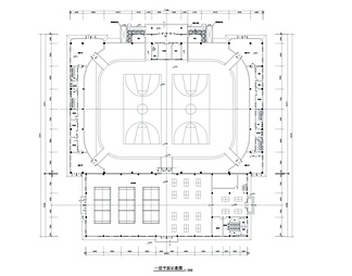 大型足球场灯光设计CAD图