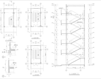 大学L型宿舍全套建筑图