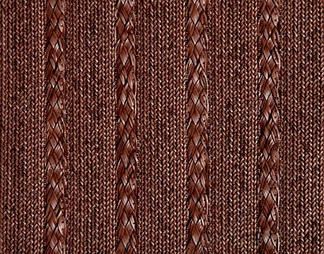 褐色 编织皮革 皮具编织