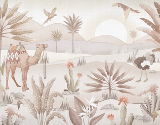 骆驼 植物壁纸