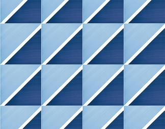蓝色几何图案花砖