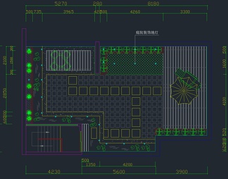 95套屋顶花园CAD施工图