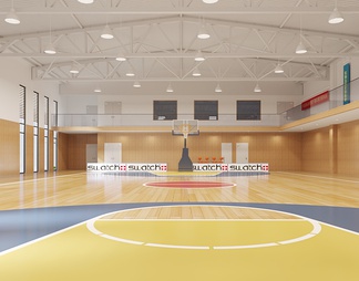 篮球场 学校运动室