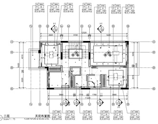 四层别墅室内施工图 家装 别墅 豪宅 私宅 洋房 样板房