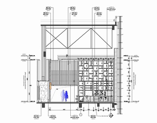 酒店宴会厅及办公区室内施工图 宴会厅 办公室 会议室 餐厅