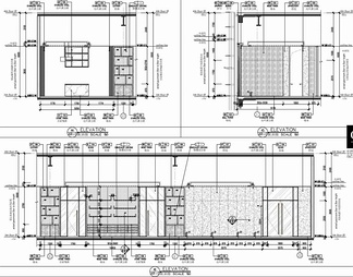 酒店宴会厅及办公区室内施工图 宴会厅 办公室 会议室 餐厅