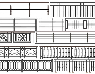 铁艺栏杆 围栏 护栏 扶手 金属栏杆