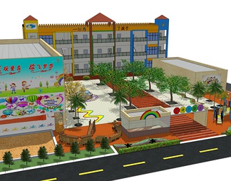 幼儿园景观建筑