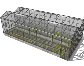 玻璃房温室大棚菜地菜园