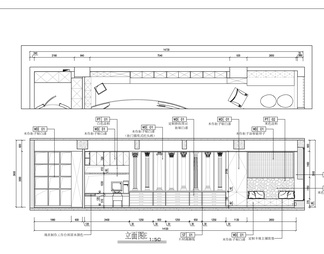 120㎡创意小型办公室施工图+实景照 办公空间 办公室 会议室