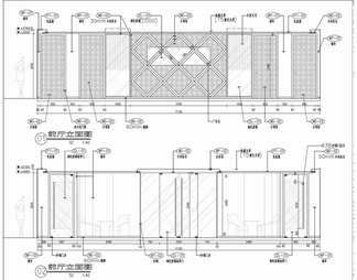 550㎡办公室室内施工图 办公室 办公空间 会议室