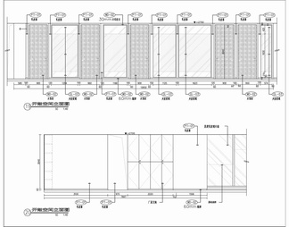 550㎡办公室室内施工图 办公室 办公空间 会议室