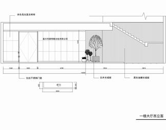 650㎡办公室室内施工图+效果图 办公室 办公空间 会议室