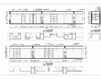 1100㎡办公室室内施工图 办公室 办公空间 会议室