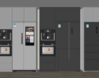 冰箱 嵌入式冰箱 双门冰箱 烤箱 咖啡机 橱柜