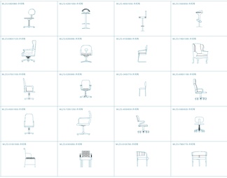 今年新款各类椅子CAD图库