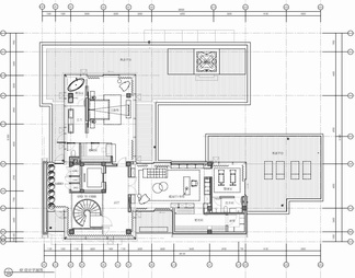 五层别墅会所CAD施工图 家装 豪宅 私宅 办公会所 洋房 大宅