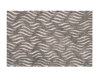 曲线条纹地毯