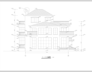 独栋别墅建筑图