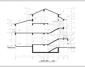 独栋别墅建筑图