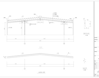 CAD钢结构厂房设计图