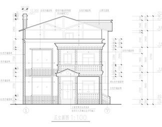 农村别墅住宅建筑图