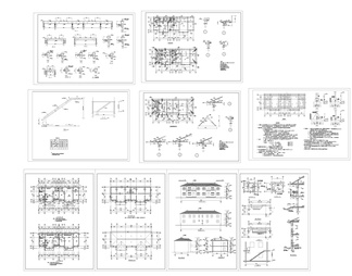 双拼别墅建筑结构图