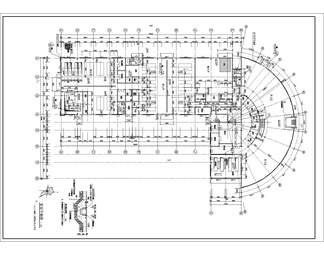 4s店建筑图cad图