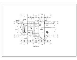 4s店建筑图cad图