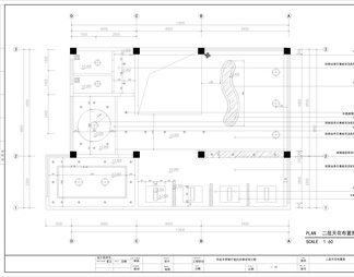 茶餐厅室内装修装饰工程CAD图