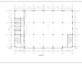 四层框架结构厂房全套建筑图