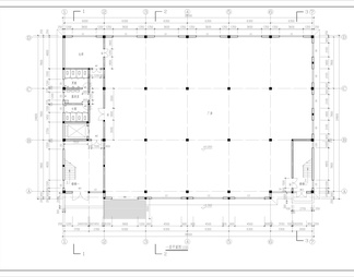 四层框架结构厂房全套建筑图