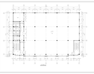 四层框架结构厂房全套建筑图