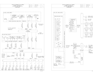船舶主机遥控电气系统CAD图