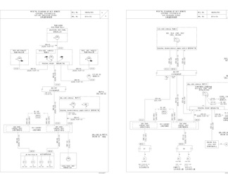 船舶主机遥控电气系统CAD图