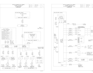 船舶主机遥控电气系统CAD图
