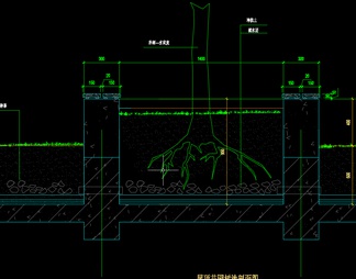 屋顶花园树池做法